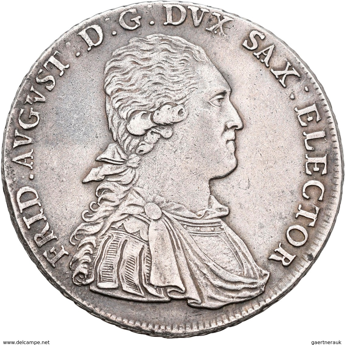 Altdeutschland Und RDR Bis 1800: Sachsen, Friedrich August III. (I.) 1763-1806-1827: Taler 1792 IEC - Otros & Sin Clasificación