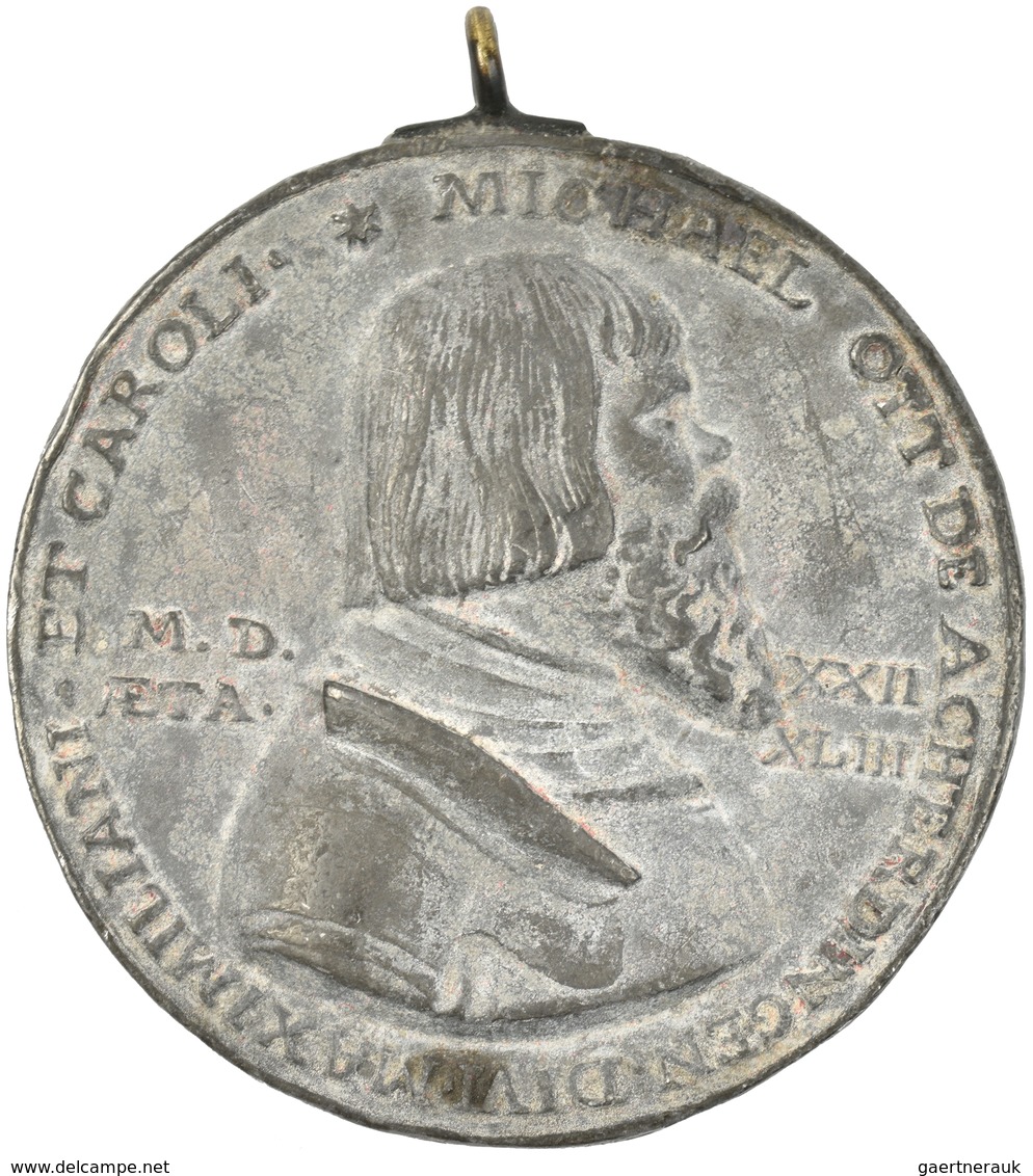 Altdeutschland Und RDR Bis 1800: Württemberg, Leinfelden-Echterdingen: Bleigussmedaille 1522, Auf De - Otros & Sin Clasificación