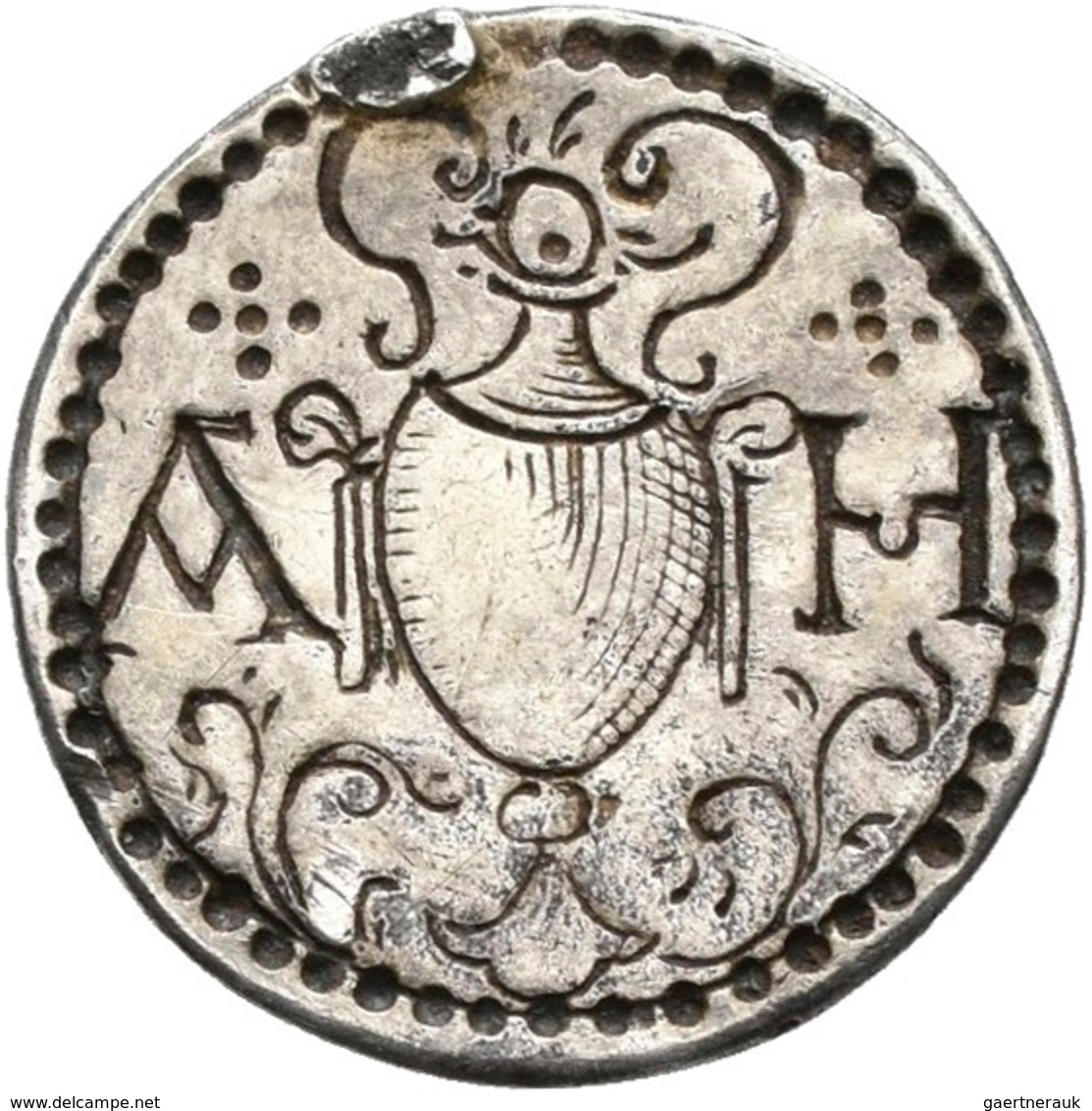 Haus Habsburg: Ferdinand I. 1521-1564: Silberne Miniaturmedaille O.J. (1530), Signiert IR, Geharnisc - Sonstige – Europa