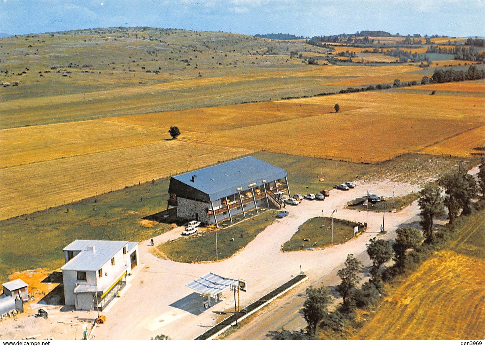 MILLAU-LARZAC Aérodrome - Station Air-Route - Hôtel-Bar-Restaurant-Station B.P. - Millau