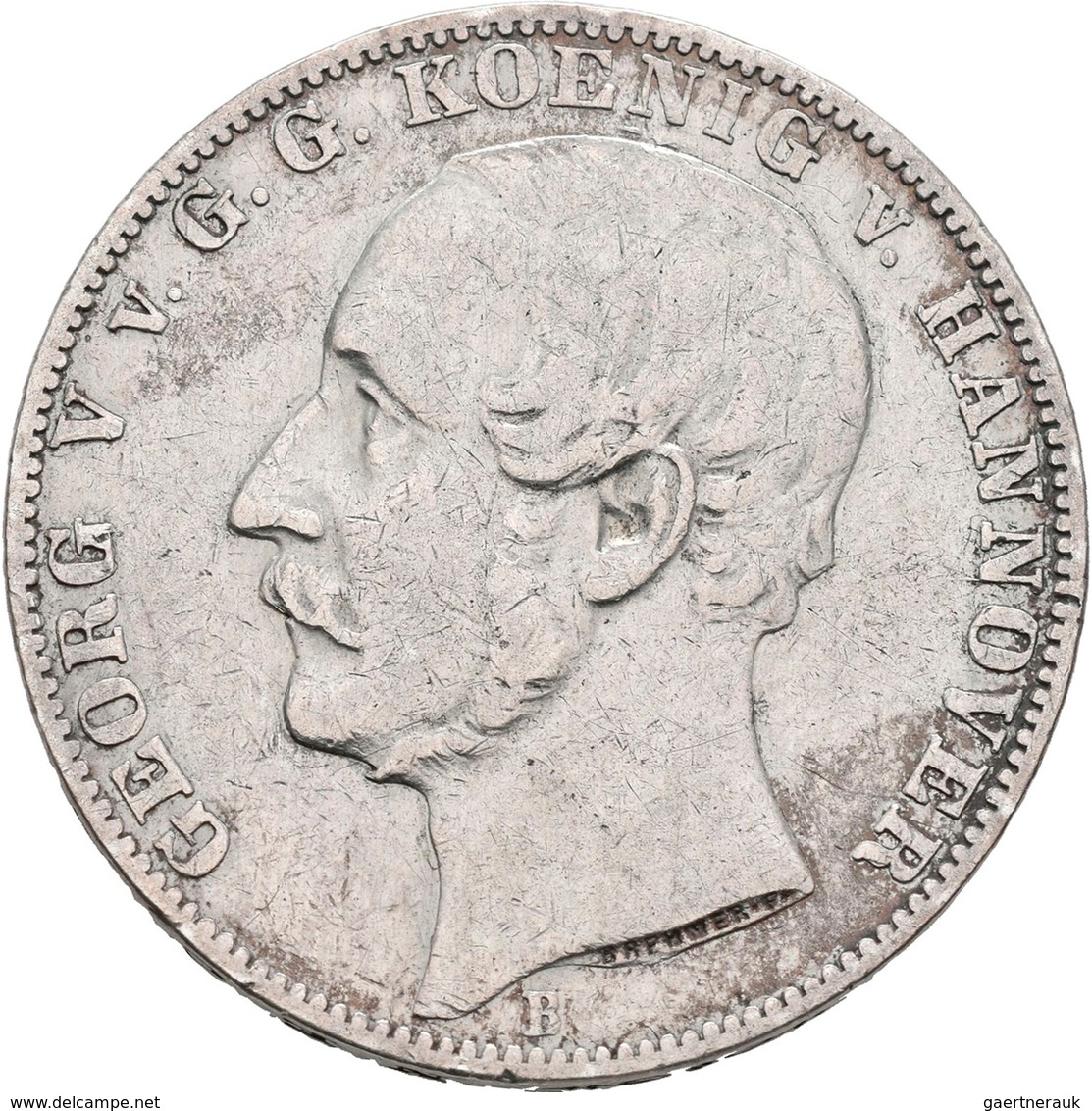 Hannover: Georg V. 1851-1866: Vereinstaler 1863 B, AKS 144, Davenport 682, 18,38 G. Sehr Schön. - Sonstige & Ohne Zuordnung