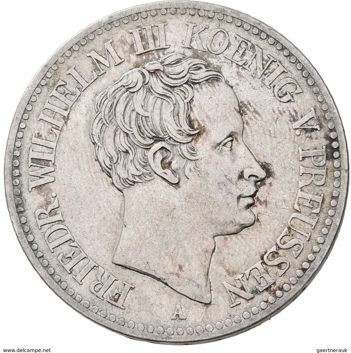 Preußen: Friedrich Wilhelm III. 1797-1840: Taler 1823 A, AKS 14, Jaeger 59, 21,96 G. Sehr Schön. - Altri & Non Classificati