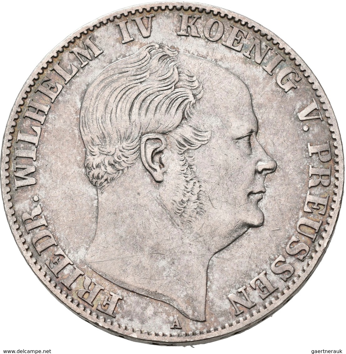 Preußen: Friedrich Wilhelm IV. 1840-1861: Vereinstaler 1860 A, AKS 78, Jaeger 84, 18,41 G. Sehr Schö - Other & Unclassified