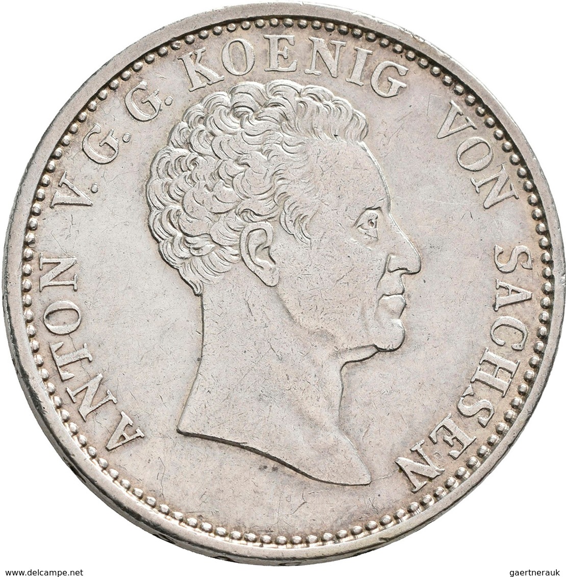 Sachsen: Anton 1827-1836: Konventionstaler 1828 S. 28,05 G. AKS 64, Davenport 865, Thun 307, Jaeger - Altri & Non Classificati