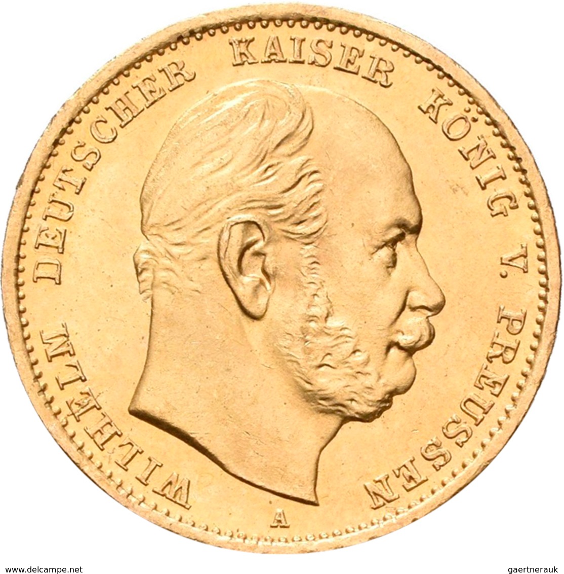 Preußen: Lot 2 Goldmünzen: Wilhelm I. 1861-1888: 2 X 10 Mark 1872 A, Jaeger 242. Jede Münze Wiegt 3, - Monedas En Oro