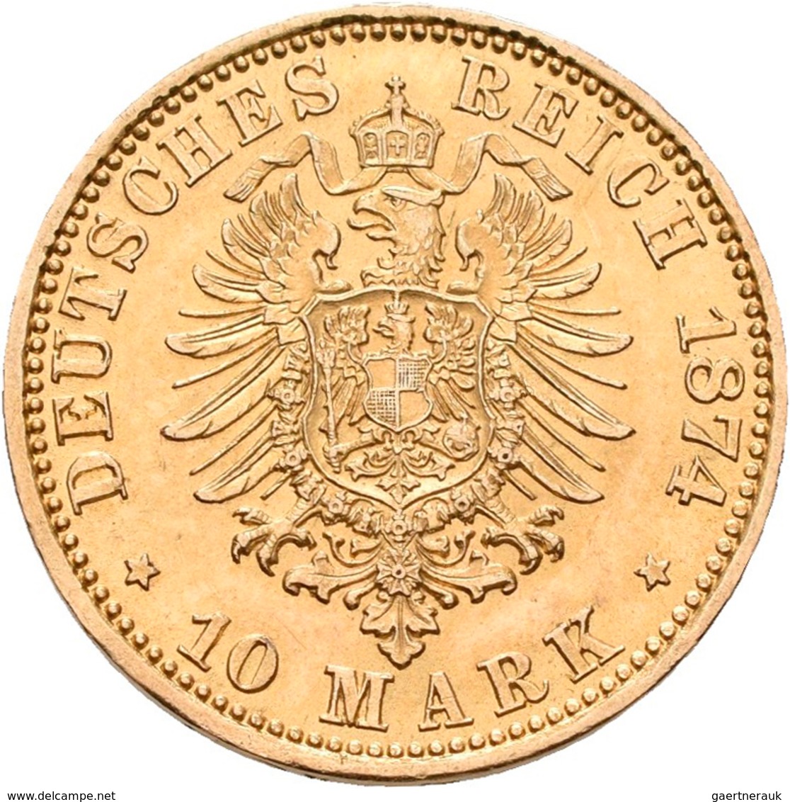 Preußen: Lot 2 Goldmünzen: Wilhelm I. 1861-1888: 2 X 10 Mark 1874 A, Jaeger 245. Jede Münze Wiegt 3, - Monete D'oro