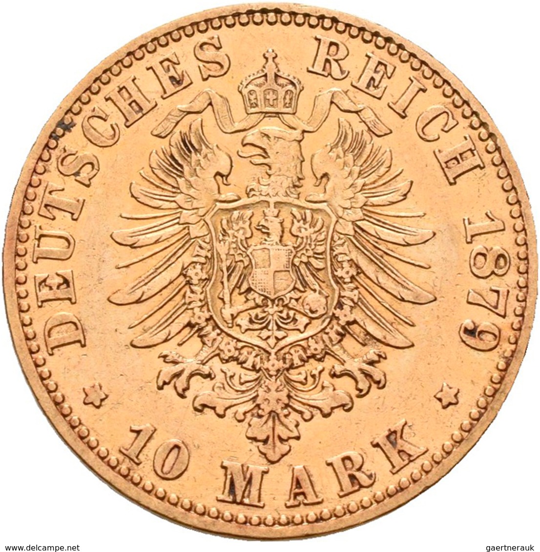 Preußen: Lot 2 Goldmünzen: Wilhelm I. 1861-1888: 2 X 10 Mark 1879 A, Jaeger 245. Jede Münze Wiegt 3, - Goldmünzen