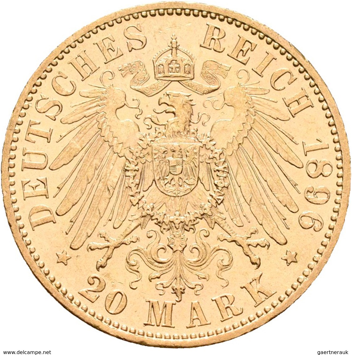 Preußen: Lot 4 Goldmünzen, Wilhelm II. 1888-1918: 20 Mark 1890 A / 1894 A / 1896 A / 1897 A. Jaeger - Goldmünzen