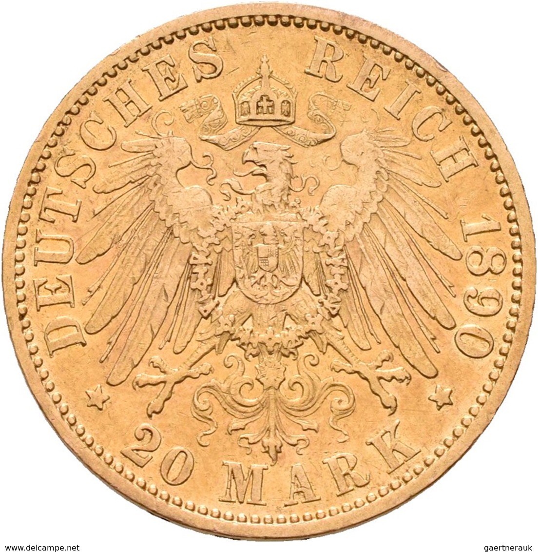 Preußen: Wilhelm II. 1888-1918: 20 Mark 1890 A, Jaeger 252. 7,92 G, 900/1000 Gold. Kratzer, Randuneb - Monedas En Oro
