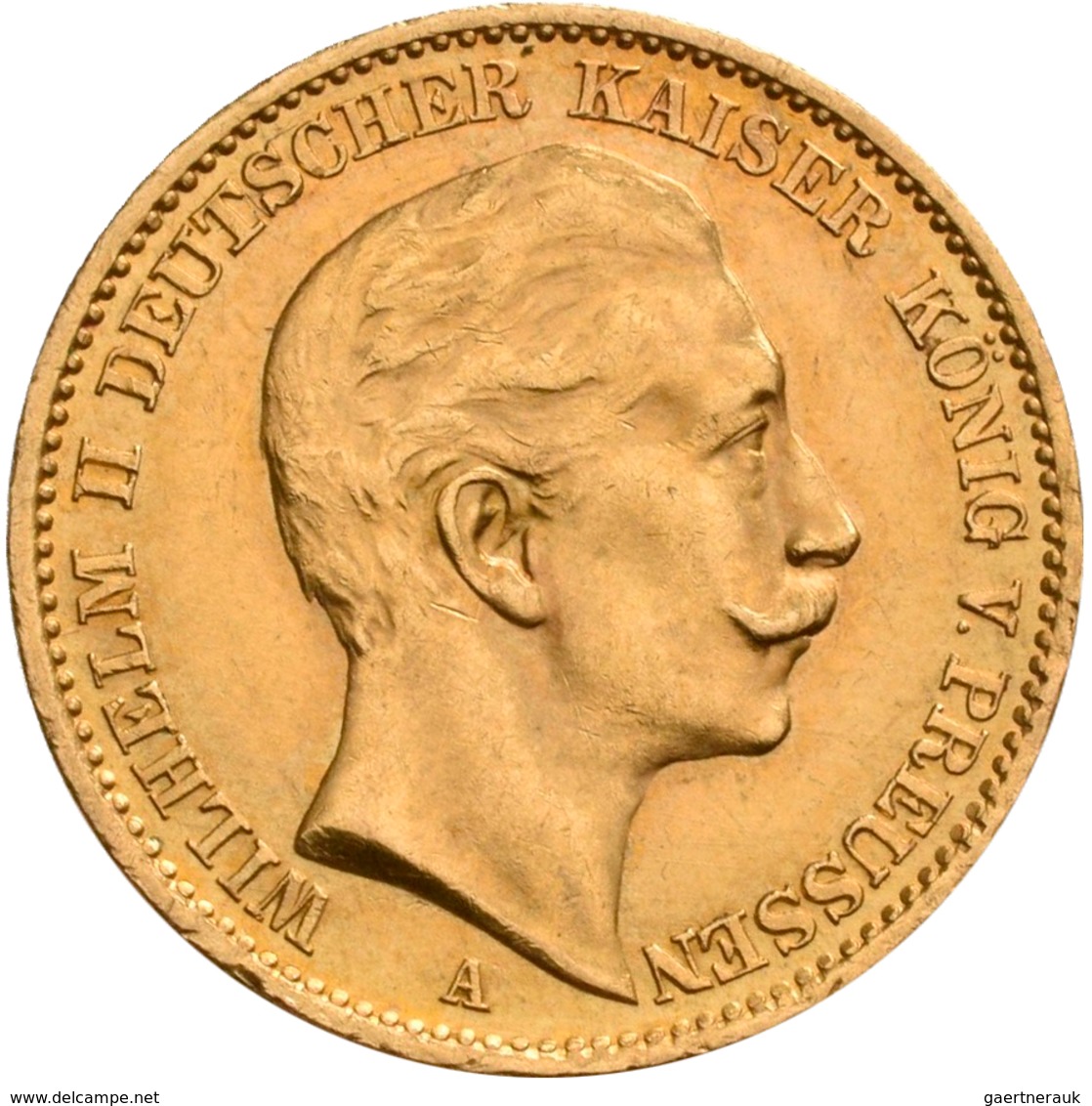 Preußen: Wilhelm II. 1888-1918: 20 Mark 1913 A, Jaeger 252. 7,95 G, 900/1000 Gold. Kratzer, Sehr Sch - Goldmünzen