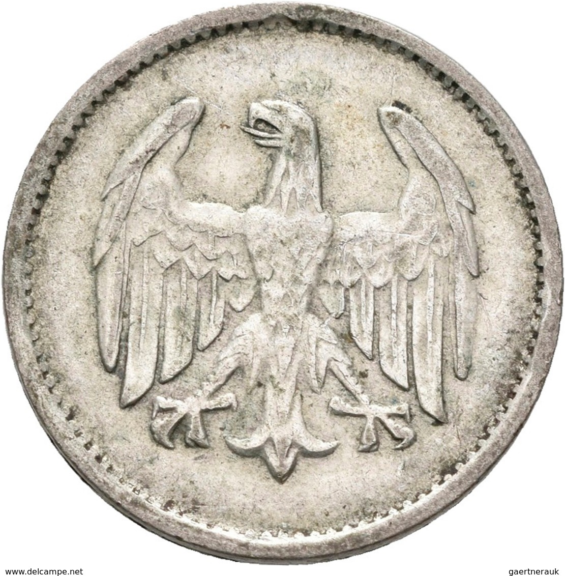 Weimarer Republik: Lot 2 Münzen: 1 Mark 1924 G, Jaeger 311; 3 Mark 1924 D, Jaeger 312, Beide Sehr Sc - Sonstige & Ohne Zuordnung
