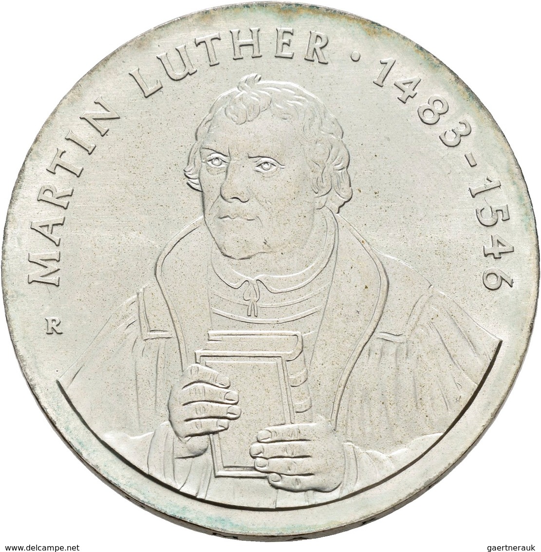 DDR: 20 Mark 1983, Martin Luther, Jaeger 1591, Vorzüglich-Stempelglanz. - Sonstige & Ohne Zuordnung