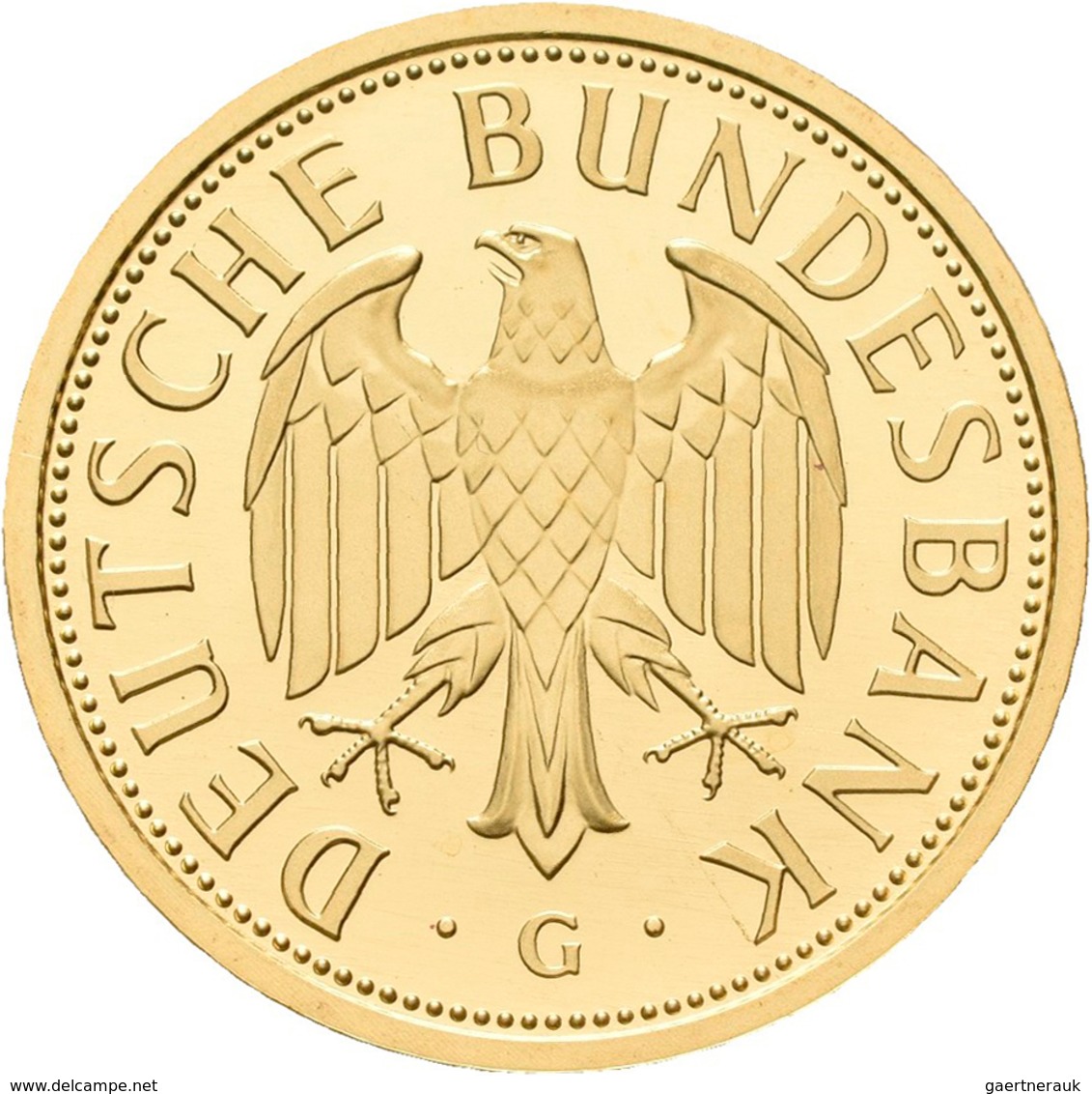 Bundesrepublik Deutschland 1948-2001 - Goldmünzen: Goldmark 2001 D (München), Jaeger 481, In Origina - Otros & Sin Clasificación