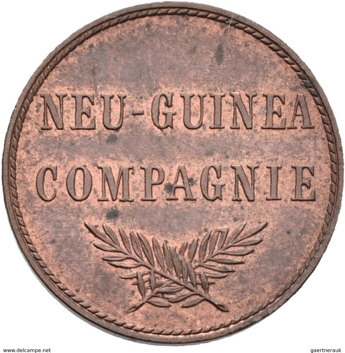 Deutsch-Neuguinea: 1 Neu-Guinea Pfennig 1894 A, Jaeger 702, Leichte Patina, Vorzüglich. - Deutsch-Neuguinea