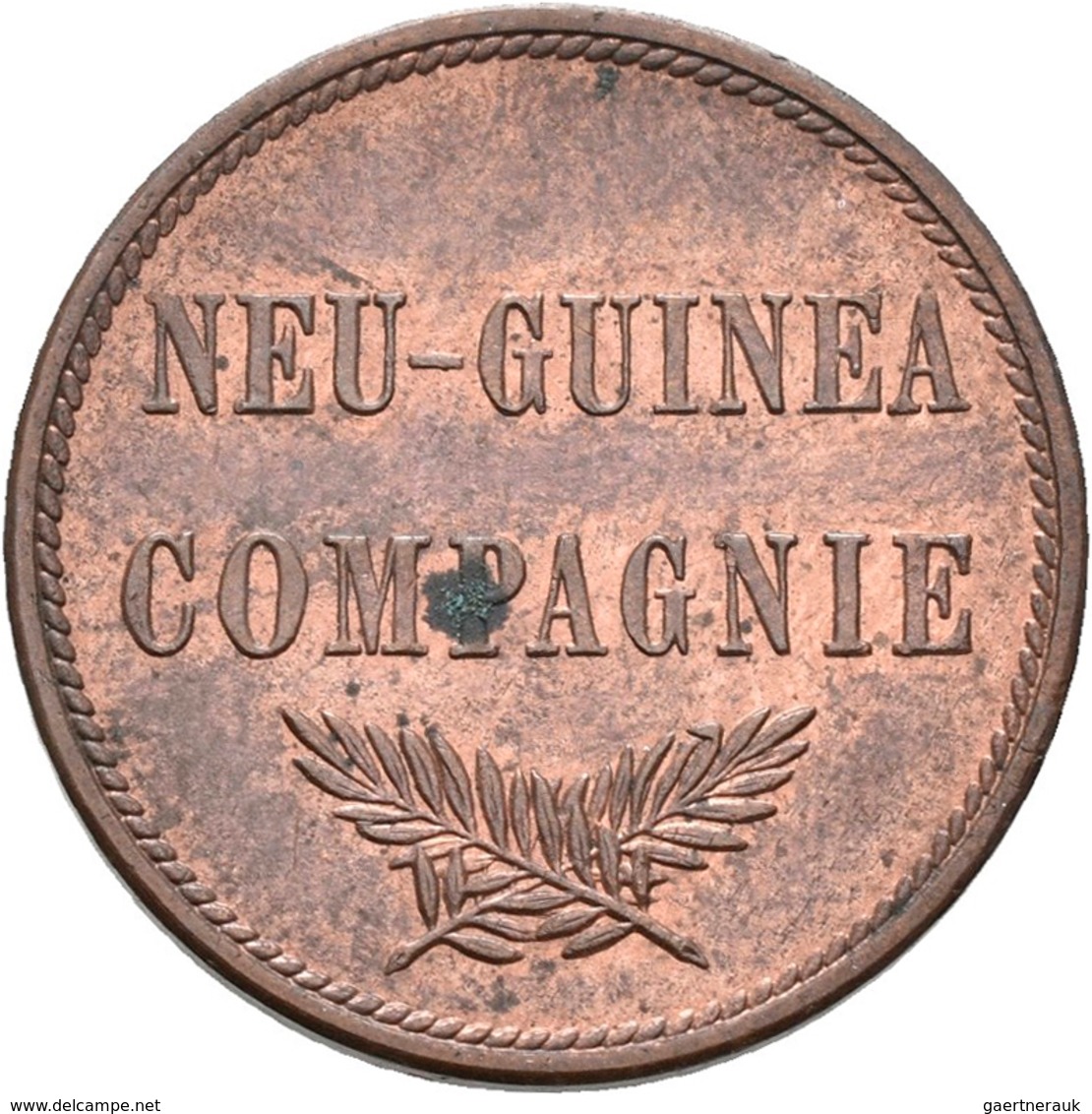 Deutsch-Neuguinea: 2 Neu-Guinea Pfennig 1894 A, Jaeger 702, Leichte Patina, Vorzüglich. - German New Guinea