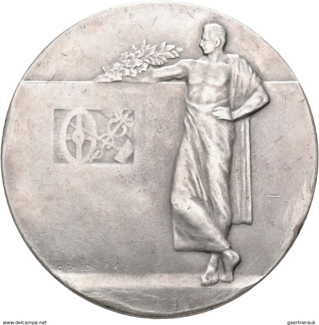 Medaillen Alle Welt: CSR: Prämienmedaille O.J. Für Langjährige Treue Arbeit Von O. Thiede, Gewidmet - Sin Clasificación