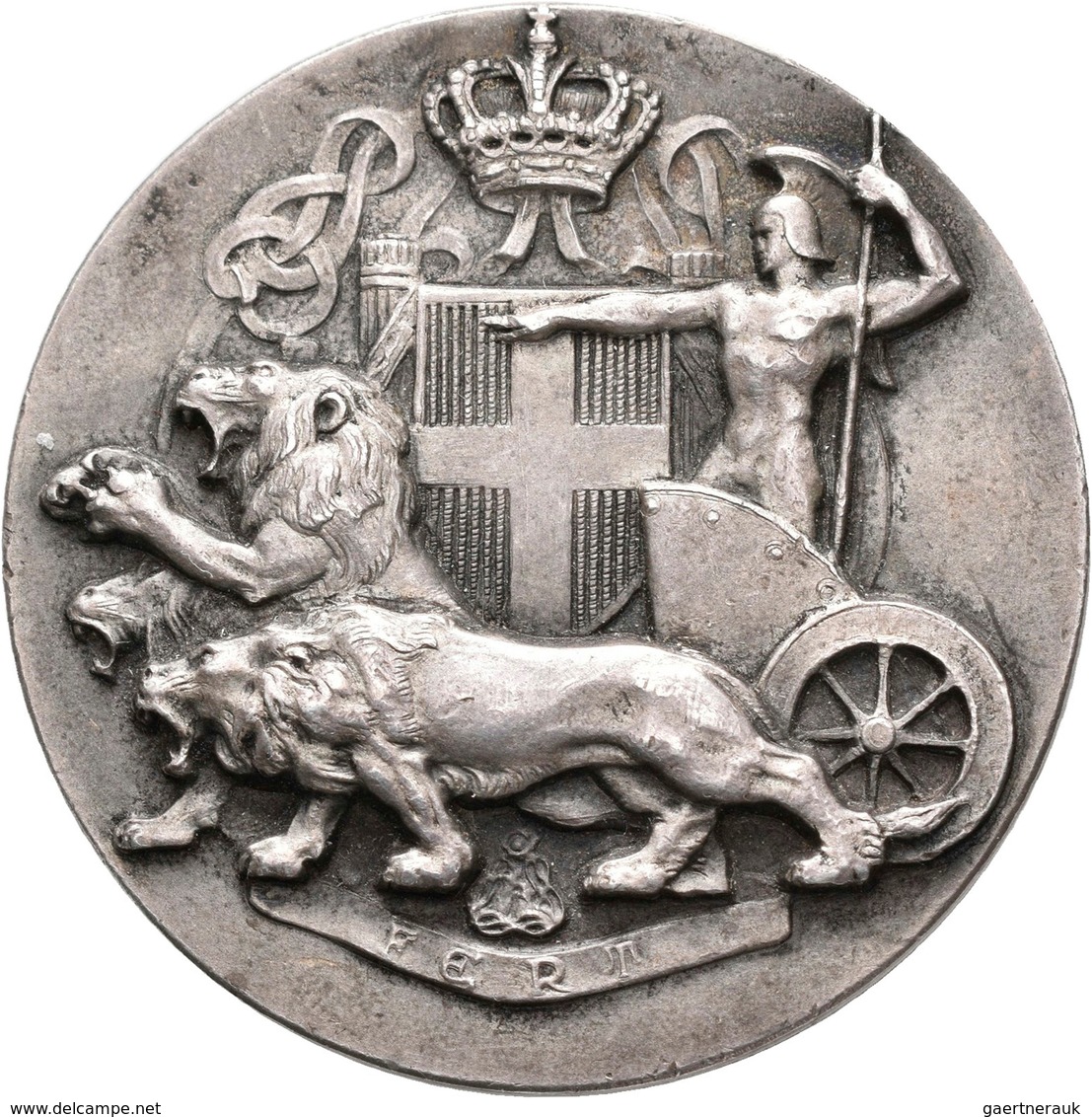 Medaillen Alle Welt: Italien, Vittorio Emanuele III. 1900-1943: Silbermedaille O. J., Ministero Dell - Non Classificati
