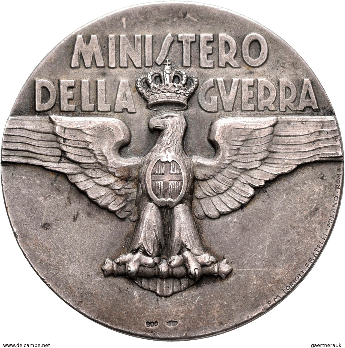 Medaillen Alle Welt: Italien, Vittorio Emanuele III. 1900-1943: Silbermedaille O. J., Ministero Dell - Non Classificati