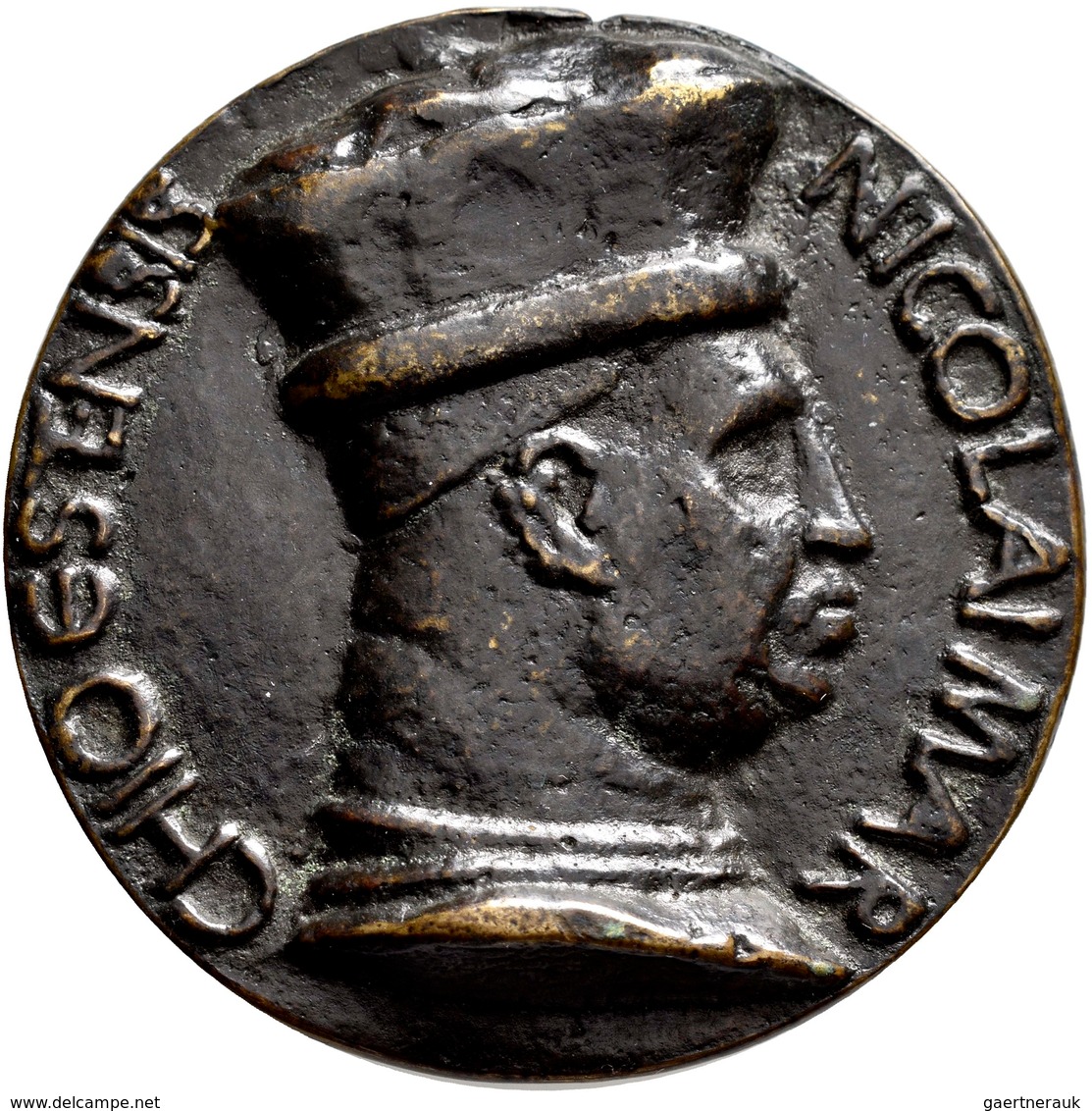 Medaillen Alle Welt: Italien-Ferrara, Niccolo III. D'Este 1383-1441: Bronzegussmedaille O. J. Von Am - Sin Clasificación