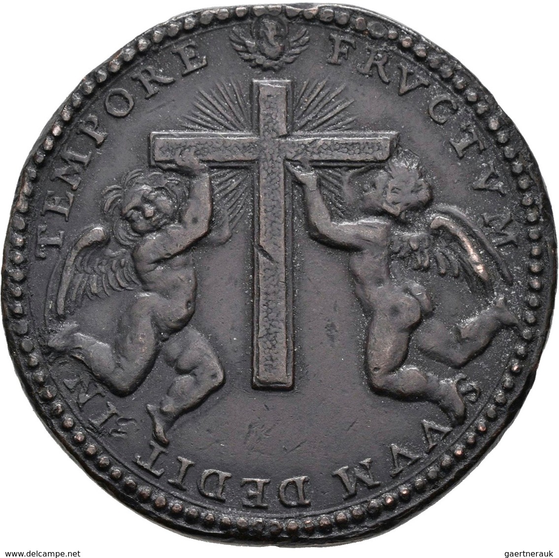 Medaillen Alle Welt: Italien-Kirchenstaat, Innocenz X. 1644-1655: Bronzemedaille AN II (1645), Gefer - Non Classés