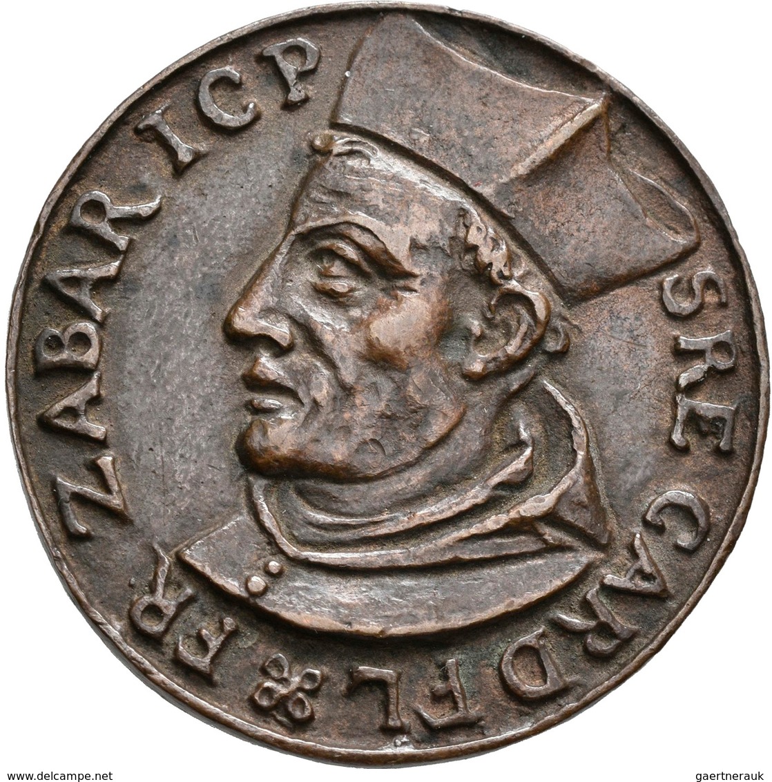Medaillen Alle Welt: Italien-Padova: Bronzemedaille O.J., Von Giacomo Zabarella, Auf Den Kardinal Un - Ohne Zuordnung