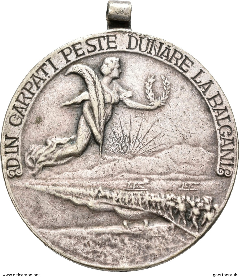 Medaillen Alle Welt: Rumänien, Karl I., 1866-1914: Silbermedaille 1913, Auf Die Enthüllung Des Denkm - Non Classificati