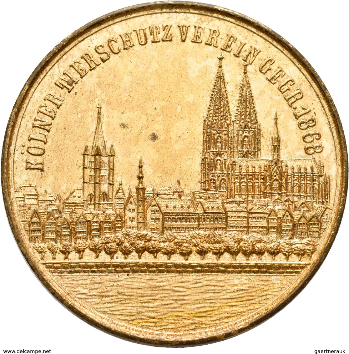 Medaillen Deutschland: Köln: Lot 3 Stück; Bronzemedaille O. J. Von Lauer, Des Tierschutz-Verein, Für - Other & Unclassified