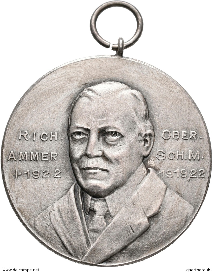 Medaillen Deutschland: Reutlingen: Silbermedaille 1924, Geprägt Bei Mayer & Wilhelm Stuttgart, Auf D - Altri & Non Classificati