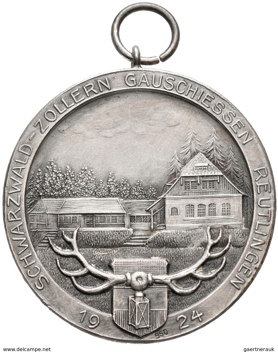 Medaillen Deutschland: Reutlingen: Silbermedaille 1924, Geprägt Bei Mayer & Wilhelm Stuttgart, Auf D - Otros & Sin Clasificación