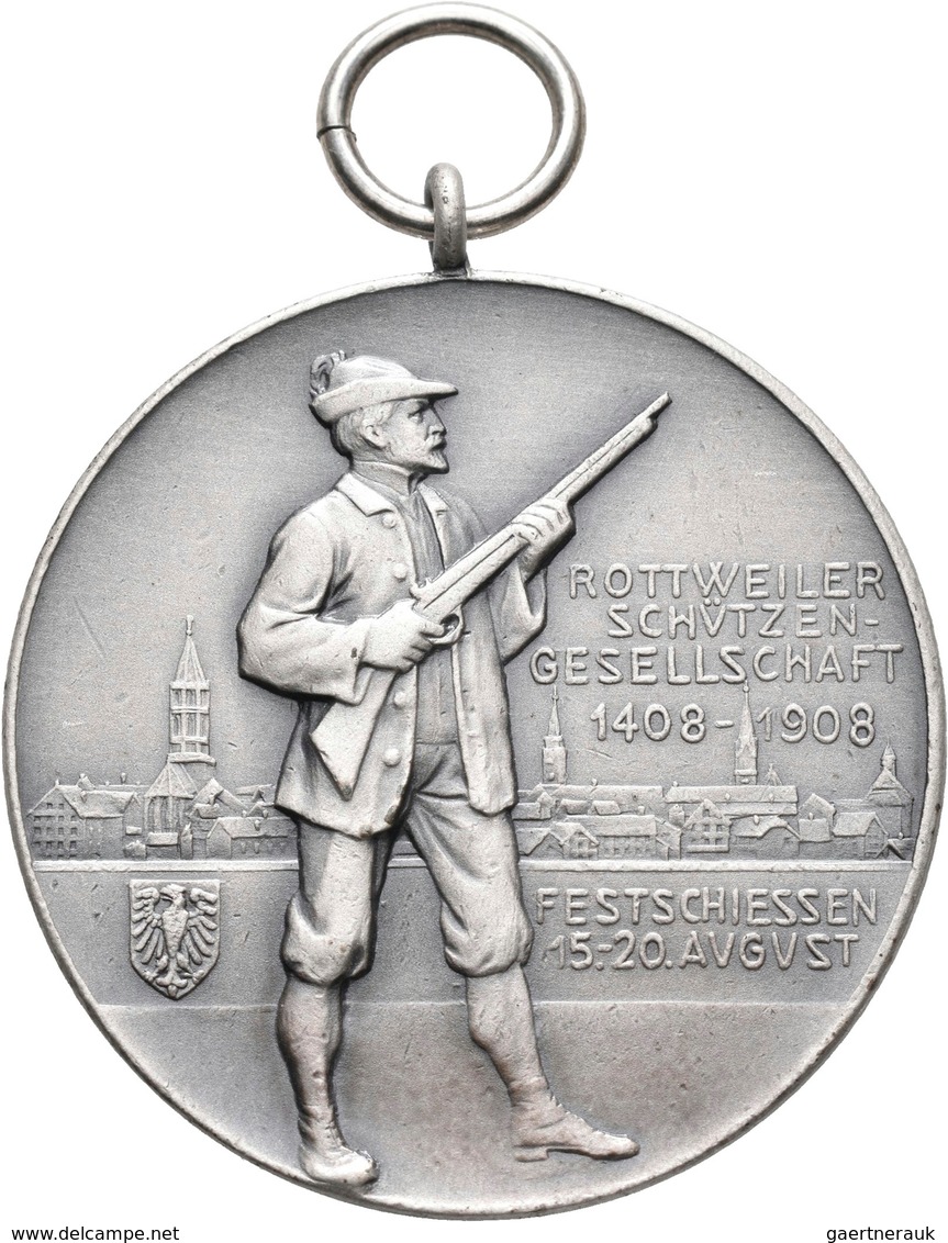 Medaillen Deutschland: Rottweil: Silbermedaille 1928, Geprägt Bei Mayer & Wilhelm, Stuttgart, Auf Da - Other & Unclassified