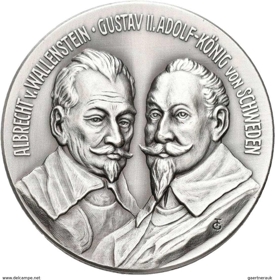 Medaillen Deutschland - Sonstige: Krieg Und Frieden: Silbermedaille 1982, Auf Die Schlacht An Der Al - Altri & Non Classificati