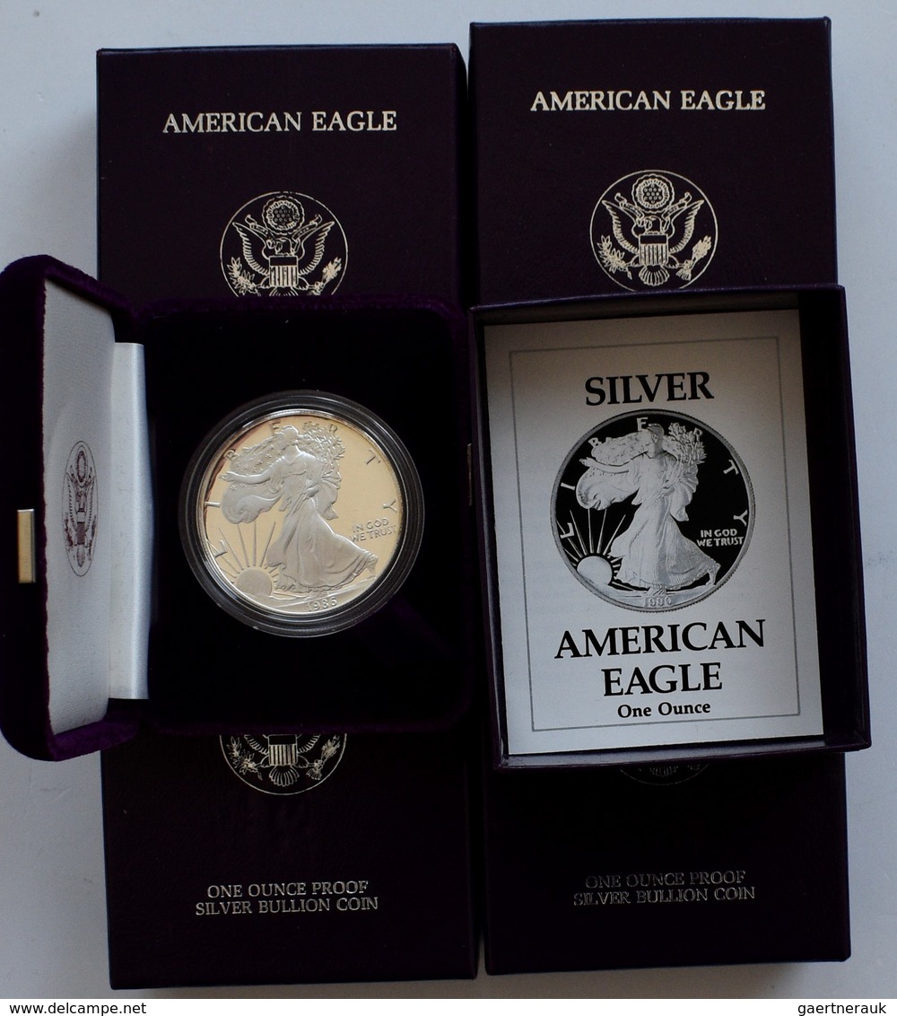 Vereinigte Staaten Von Amerika: Ein Album Mit Silbermünzen Aus Den USA. Dabei 17 X 1 Dollar Gedenkmü - Otros & Sin Clasificación