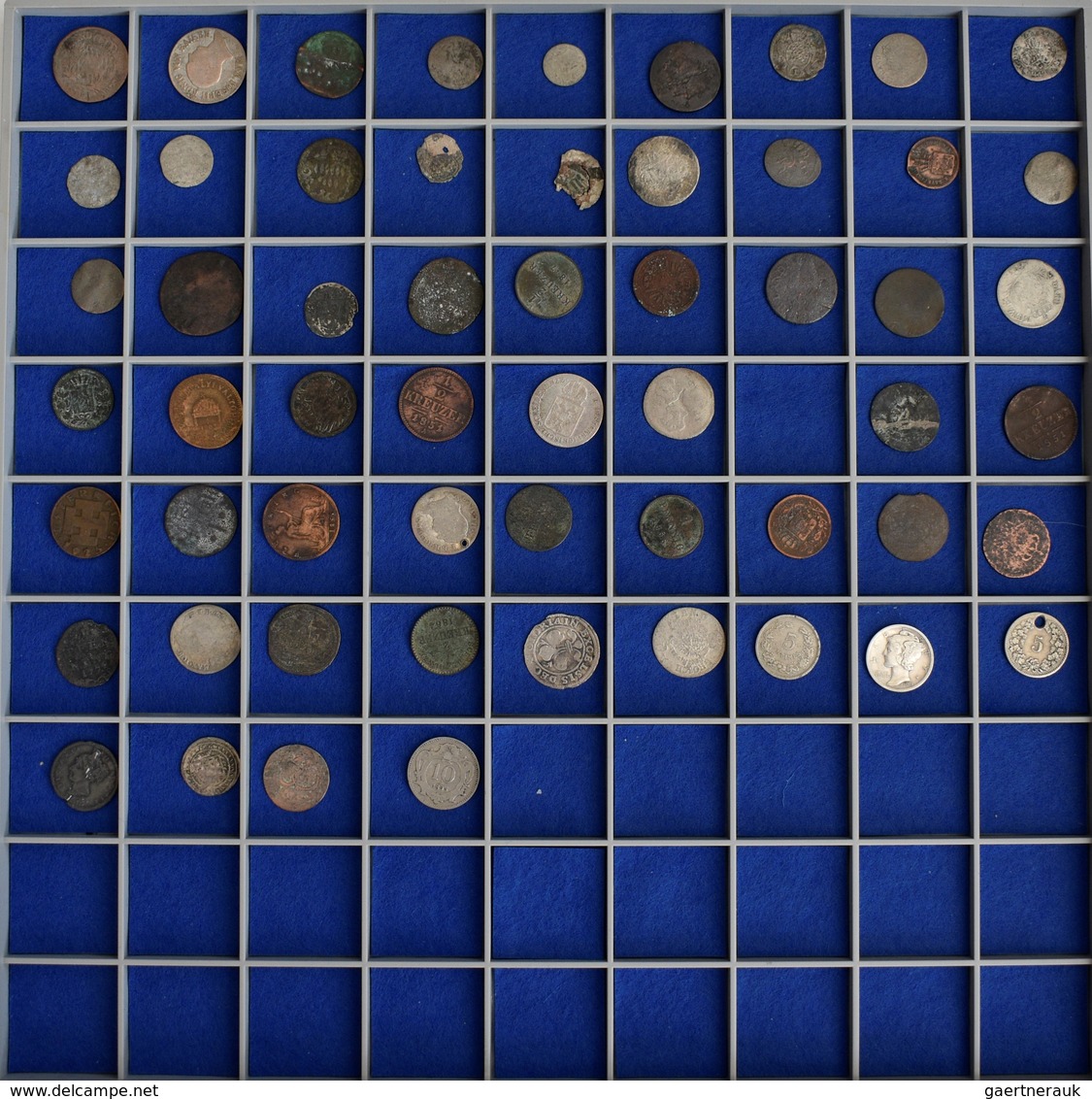 Europa: Eine Sammlung Von 440 Münzen/Medaillen; Den Schwerpunkt Bilden Kleinmünzen Altdeutscher Staa - Otros – Europa