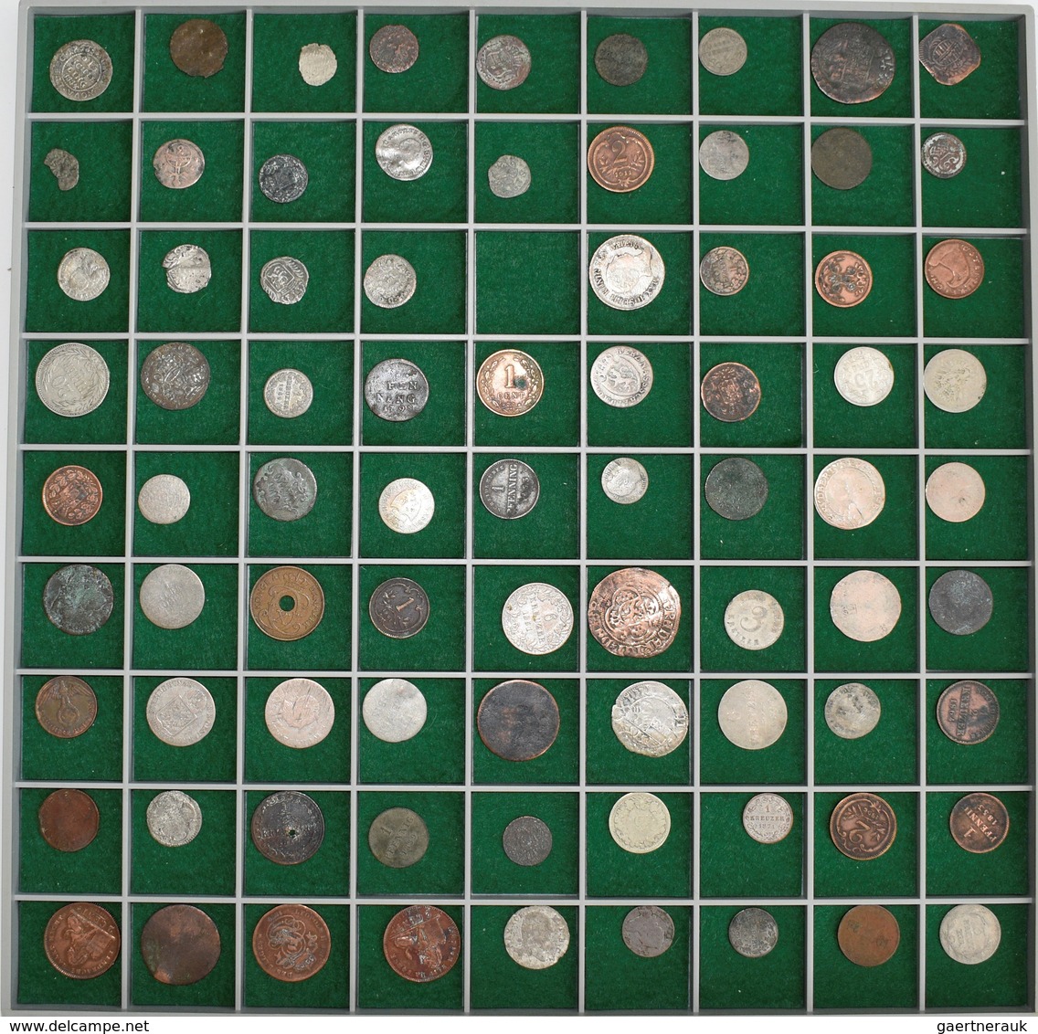 Europa: Eine Sammlung Von 440 Münzen/Medaillen; Den Schwerpunkt Bilden Kleinmünzen Altdeutscher Staa - Altri – Europa