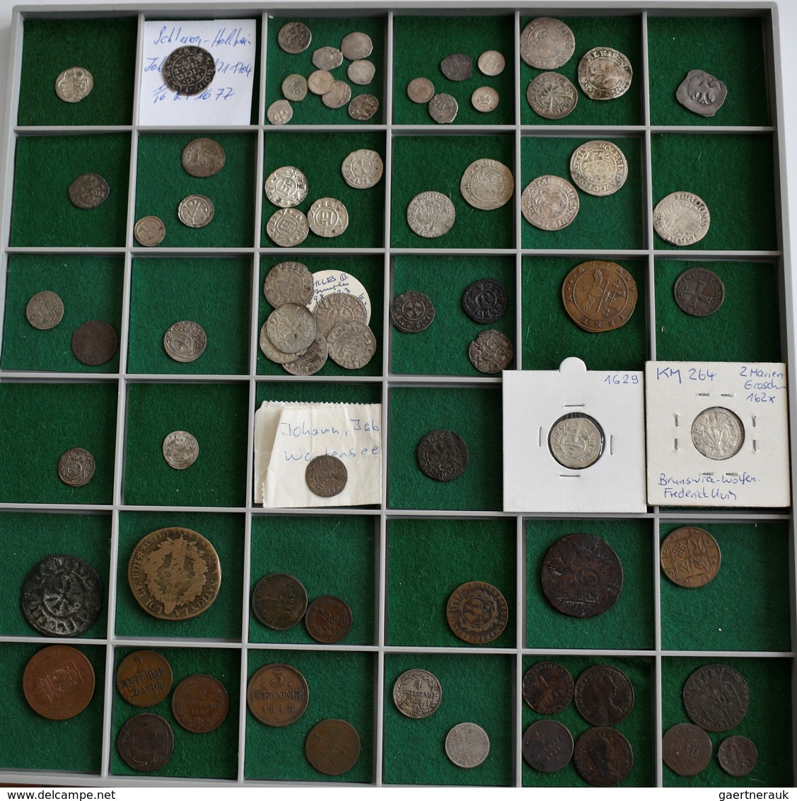 Europa: Konvolut Von Ca. 210 Silber- Und Bronzemünzen Diverser Europäischer Staaten, Beginnend Ab De - Altri – Europa