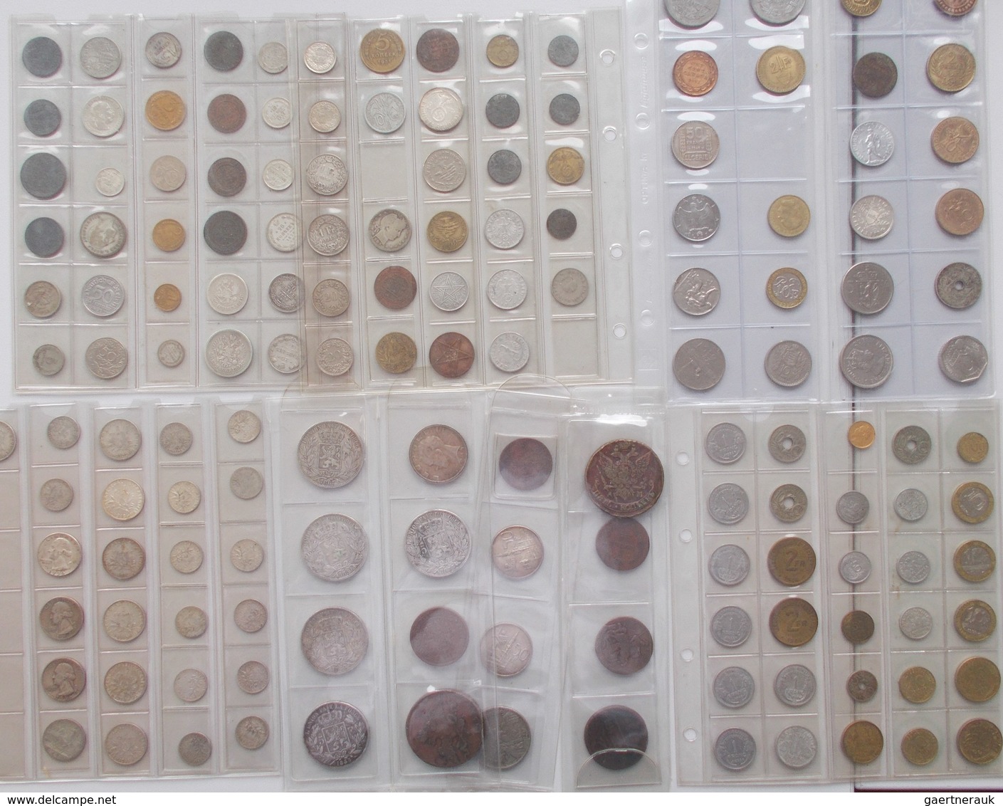 Europa: Lot Verschiedene Münzen überwiegend Aus Europa 19./20. Jhd, Sehr Viele Silbermünzen Dabei, W - Altri – Europa