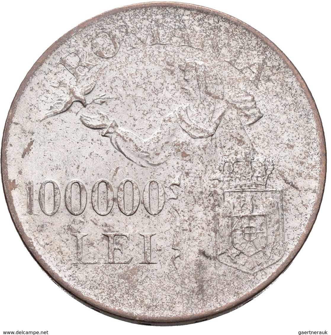 Rumänien: Lot 4 Stück; 5 Lei 1880 B, 5 Lei 1906, 100.000 Lei 1946, 500 Lei 1941, Sehr Schön, Sehr Sc - Romania