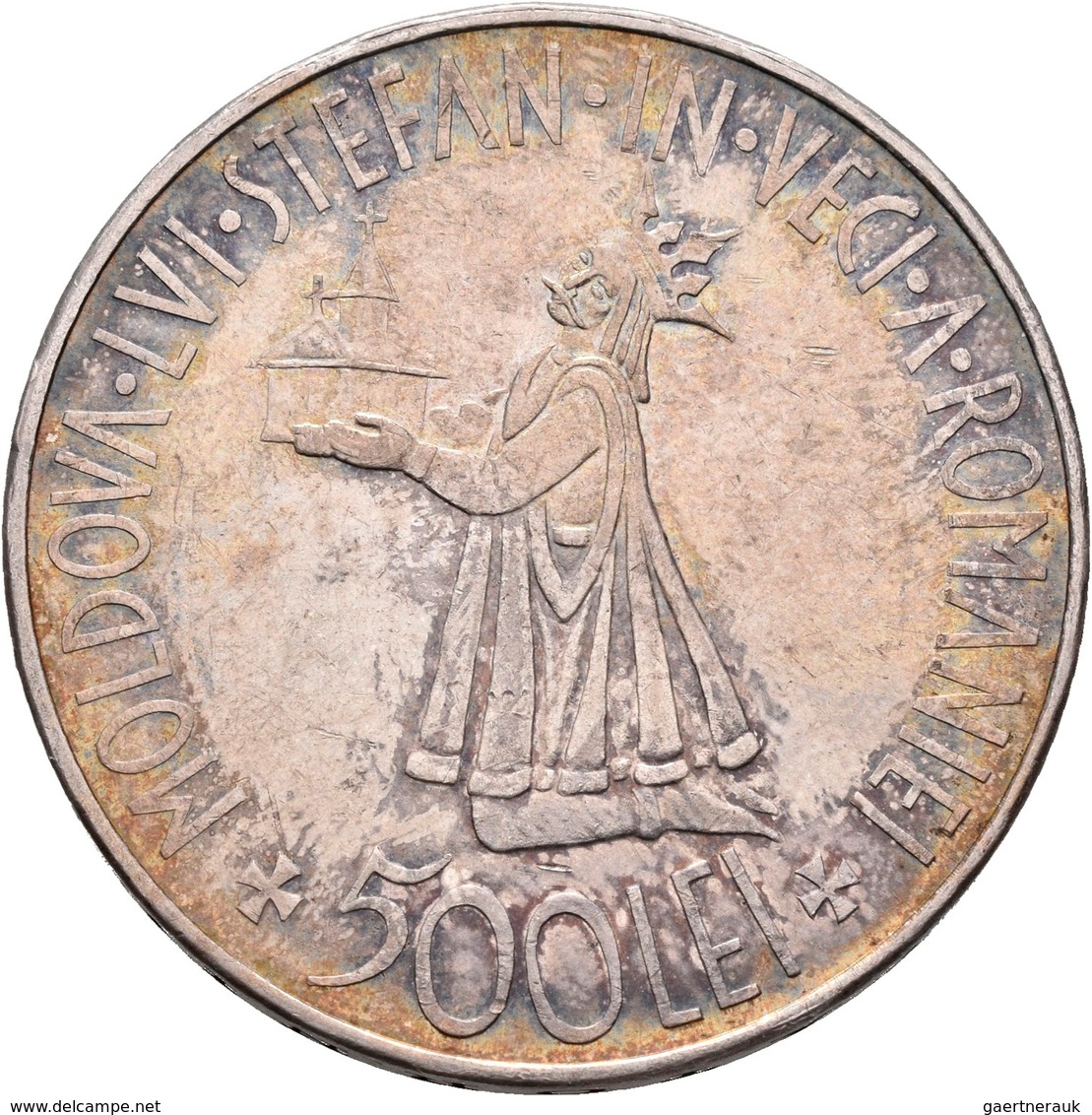 Rumänien: Lot 4 Stück; 5 Lei 1880 B, 5 Lei 1906, 100.000 Lei 1946, 500 Lei 1941, sehr schön, sehr sc