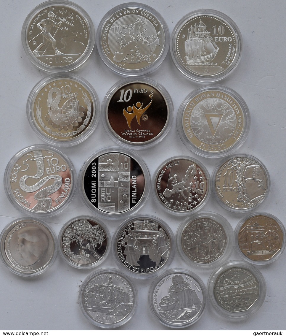 Euromünzen: Kleines Lot 18 Diverse Gedenkmünzen Aus Der Eurozone. - Sonstige & Ohne Zuordnung