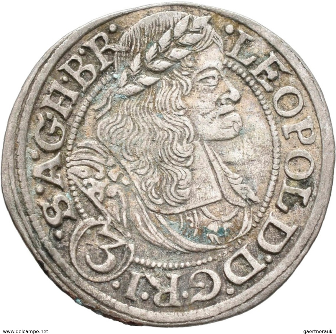 Haus Habsburg: Lot 8 Münzen; 15 Kreuzer 1676, 1681, 1689, 6 Kreuzer 1671, 3 Kreuzer 1668, 1997, 1699 - Otros – Europa
