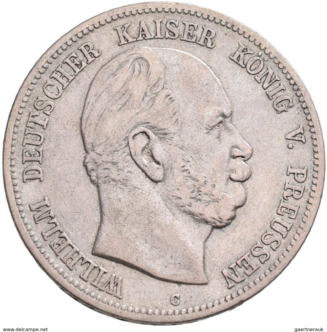 Deutsches Kaiserreich: Lot 4 Stück; Bayern 5 Mark 1904, Preußen 5 Mark 1876, 5 Mark 1907, 5 Mark 191