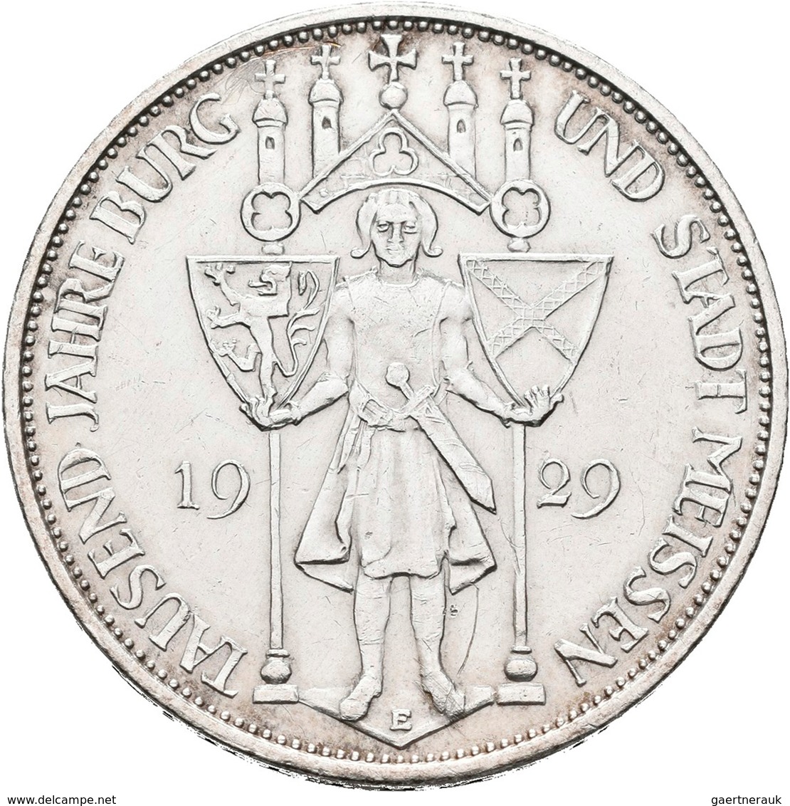 Weimarer Republik: Weimarer Republik: Lot 5 Münzen; 3 Reichsmark 1925 J Rheinlande, 3 Reichsmark 192 - Sonstige & Ohne Zuordnung