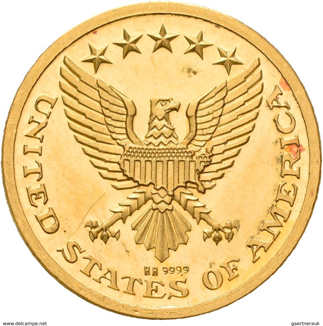 Medaillen: Lot 4 Stück: Medaille John F. Kennedy 3,08 G, Gestempelt 999,9; 3 Goldmünzen / Belegstück - Non Classificati