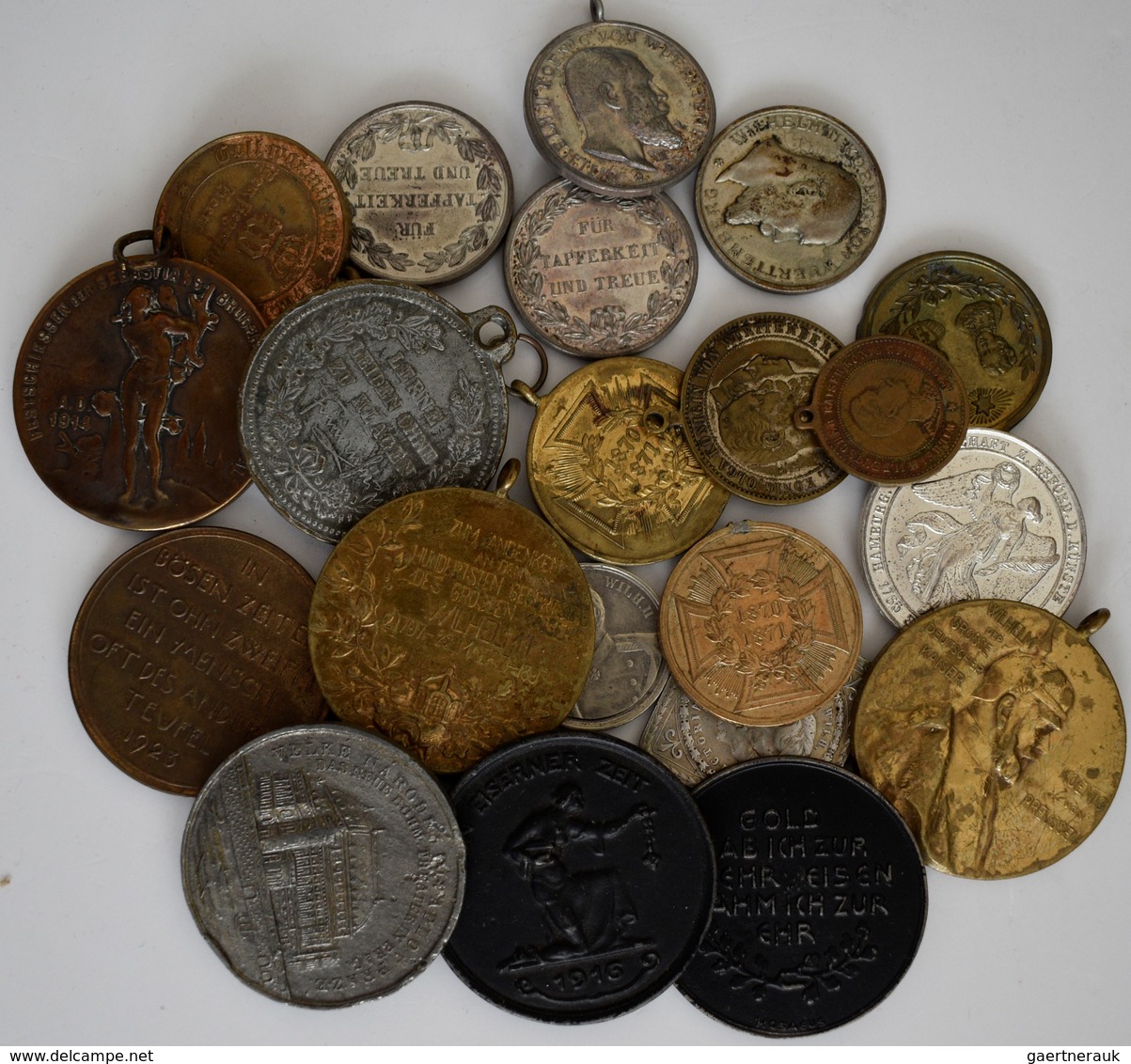 Medaillen: Lot 24 Diverse Medaillen, überwiegend Ende 19. / Anfang 20. Jahrhundert. - Non Classificati