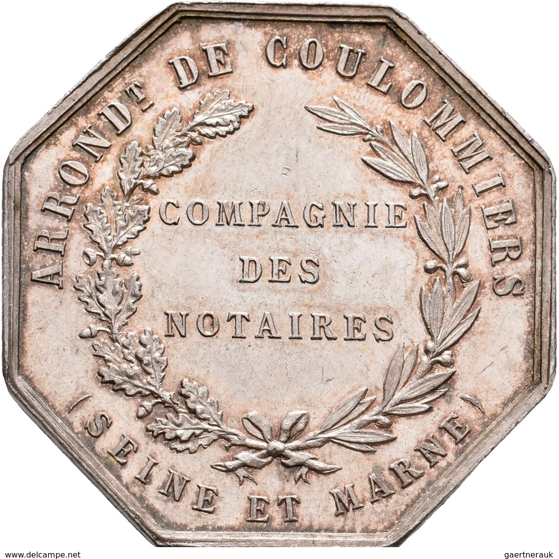 Medaillen alle Welt: Frankreich: Lot 6 Silbermedaillen; Lyon o. J. - Dispensaire General de Lyon fon