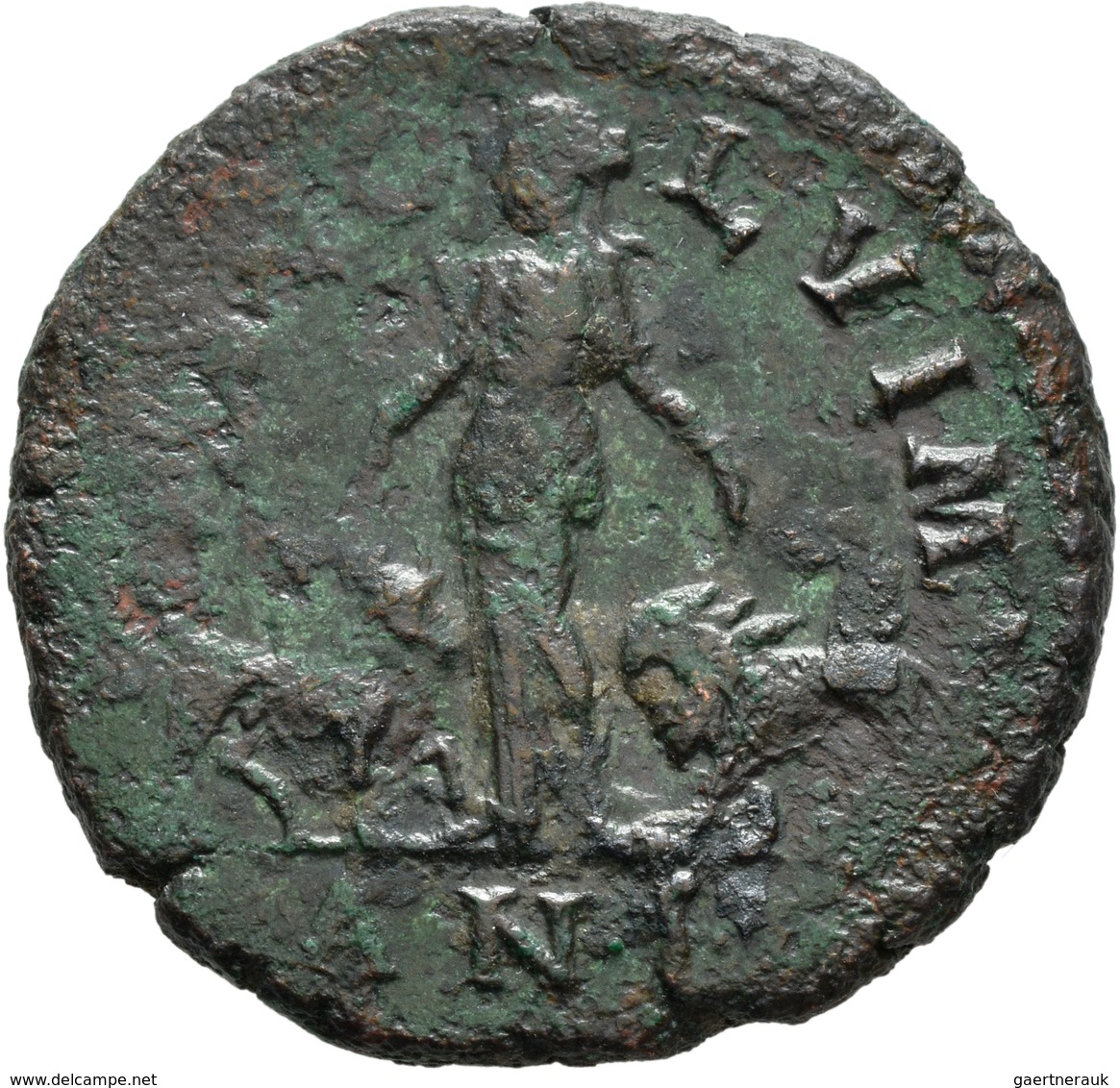 Antike: Kleine Sammlung Bronzemünzen Aus Der Römischen Kaiserzeit; Meist Æ - Follis, Unter Anderem V - Other & Unclassified