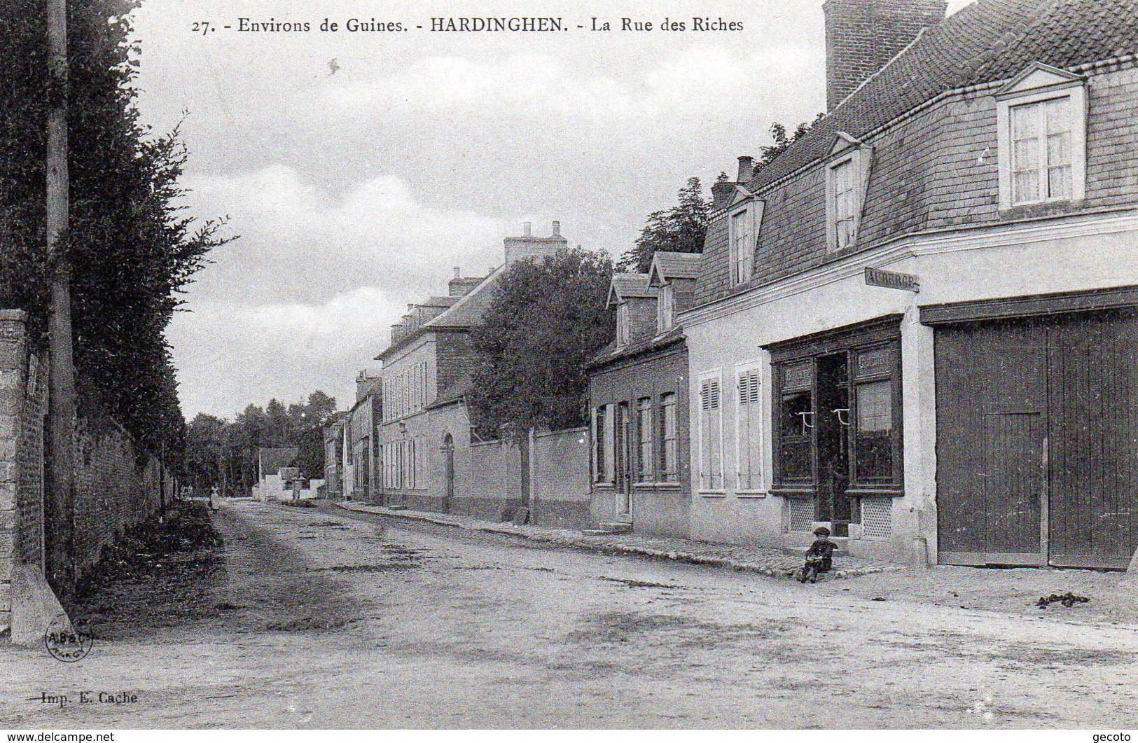 Hardinghen -  Environs De Guines - La Rue Des Riches - Altri & Non Classificati