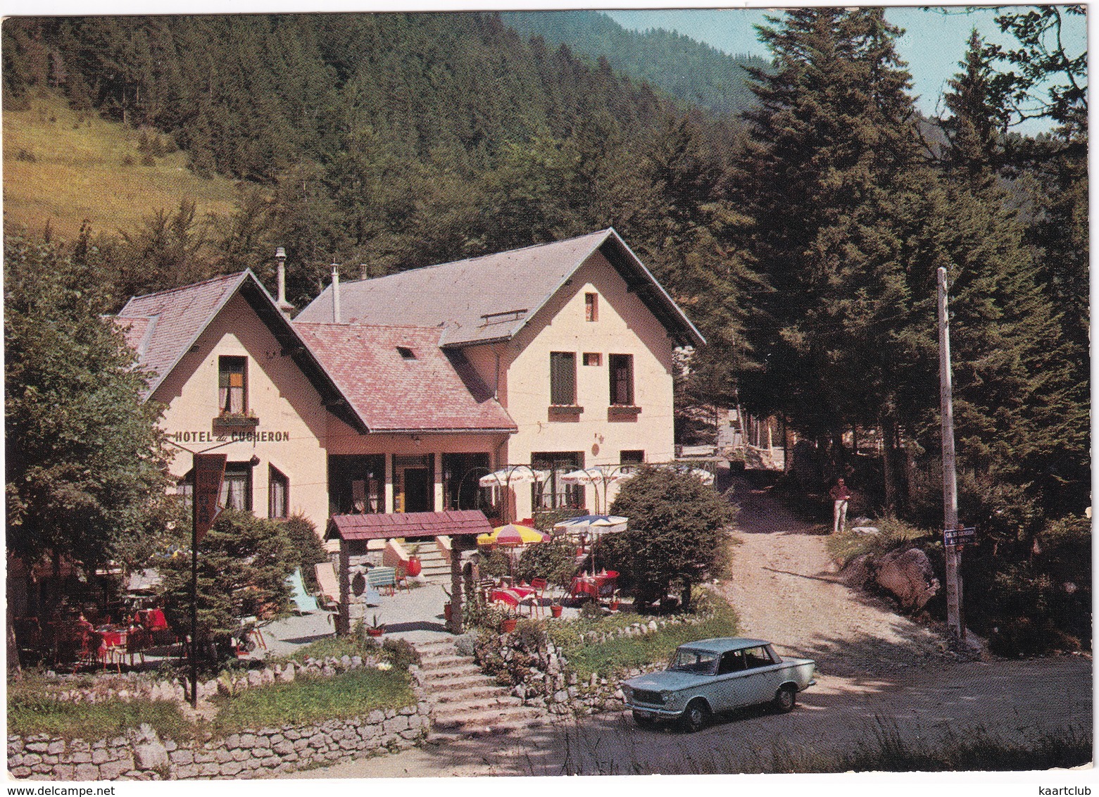 Col Du Cucheron: FIAT 1500 - Hotel-Bar-Restaurant 'Trouilhet' - (Saint-Pierre De Chartreuse, Isère) - Toerisme