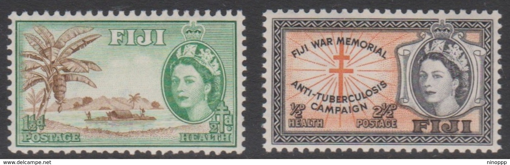 Fiji SG 296-297 1954 Health Stamps, Mint Never Hinged - Fiji (...-1970)