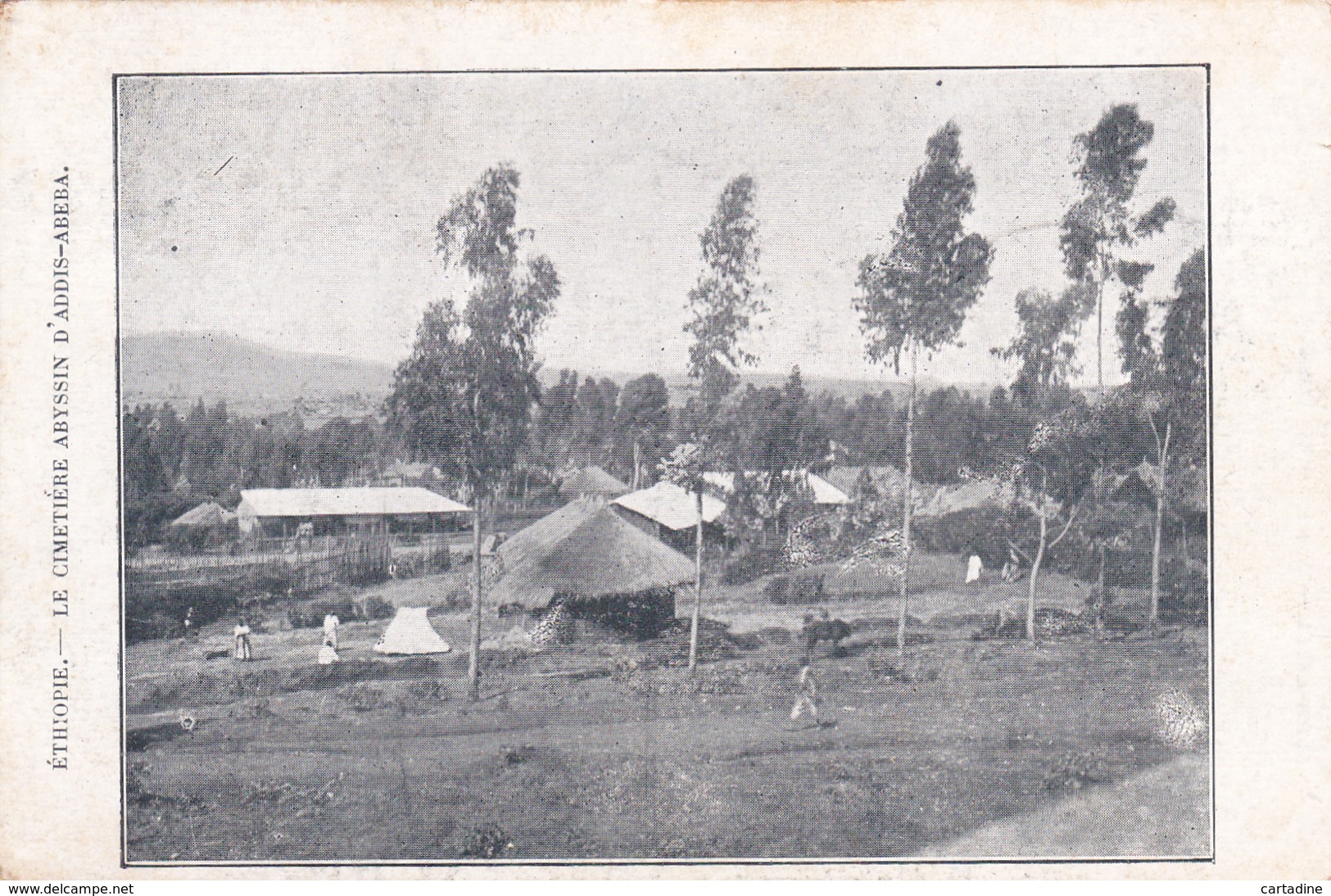 CPA Ethiopie - Le Cimetière Abyssin D'Addis-Abeba  - 1925 - Ethiopie